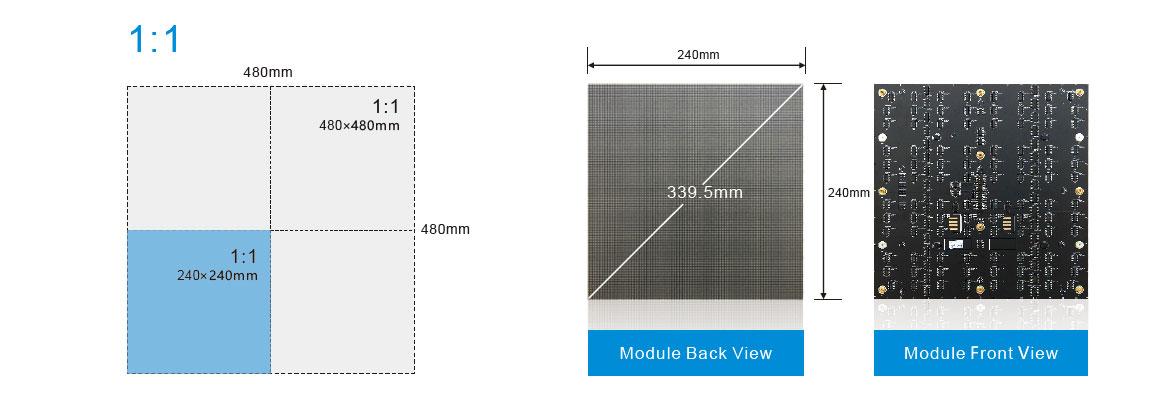 Tường video LED dòng TWE 2