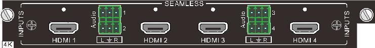4K HDMI IN 4K HDMI IN