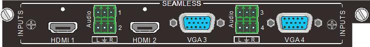 HDMI & VGA IN HDMI & SDI IN