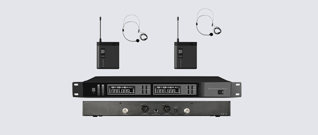 2-channel wireless handheld microphone