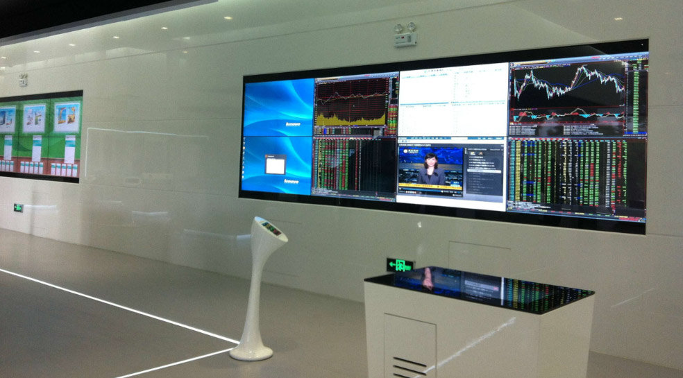 LED screen realizes data monitoring of multiple screens
