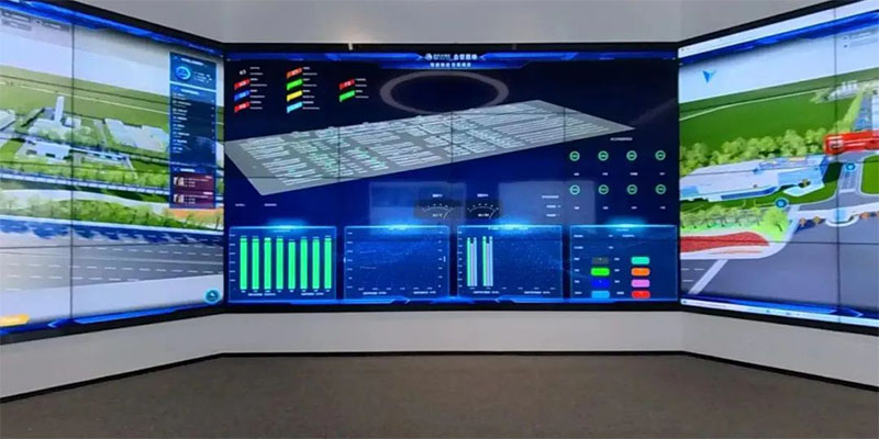 Multi-screen-LCD video wall