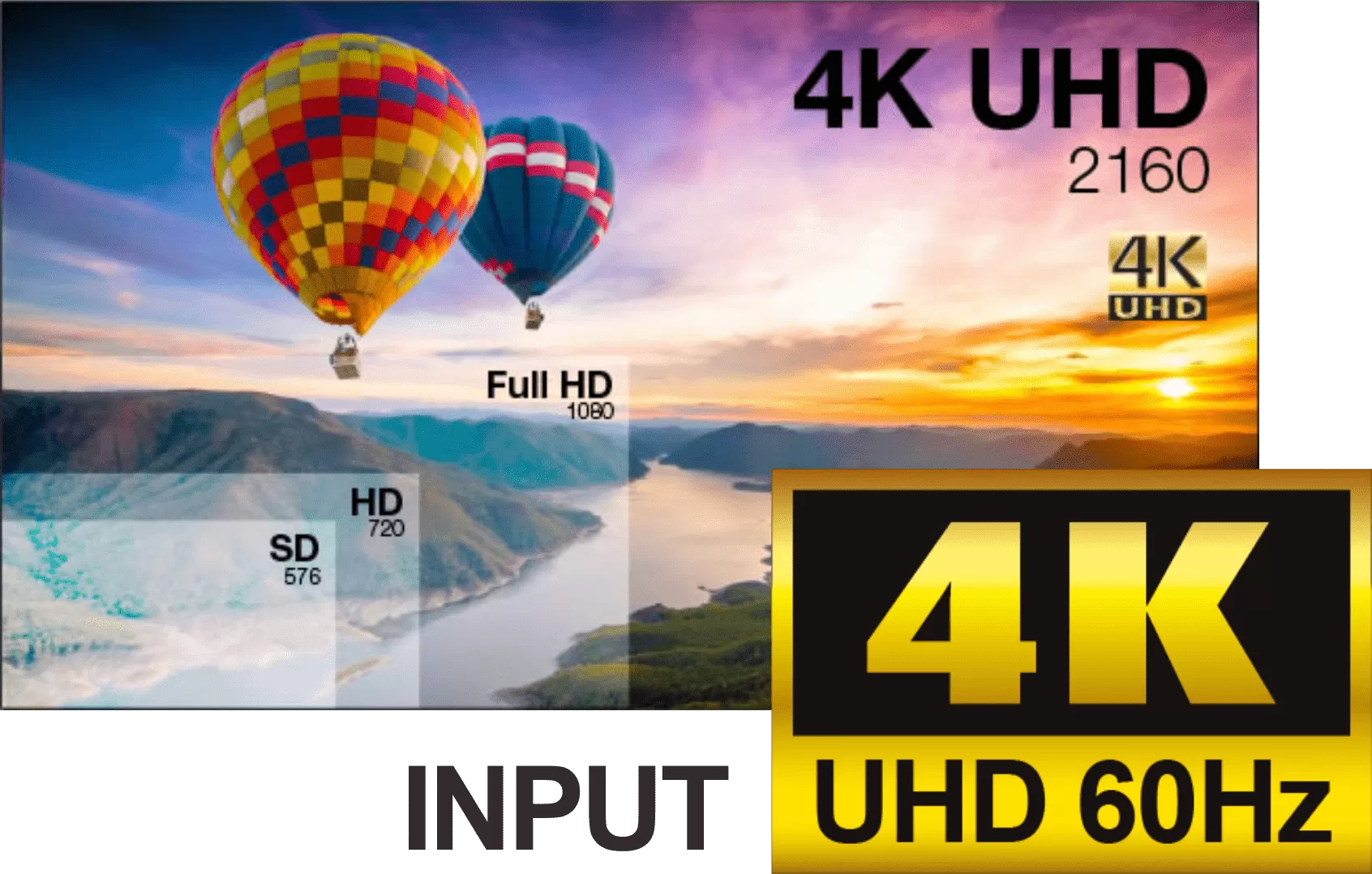4K Ultra HD إشارة