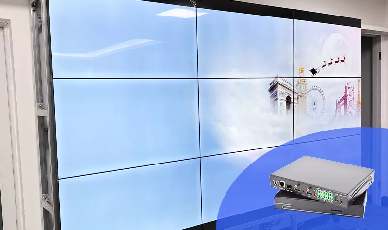 LCD video wall and controller