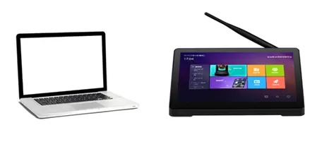 Tablet and computer flexible control