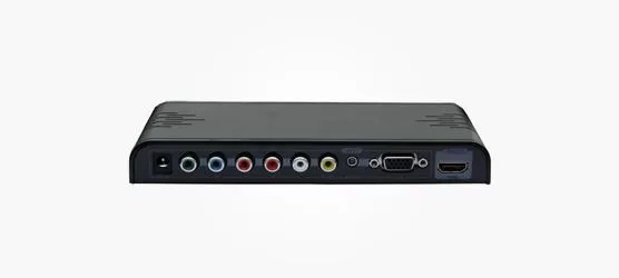 YPbPr + VGA + CVBS + محول الصوت إلى HDMI